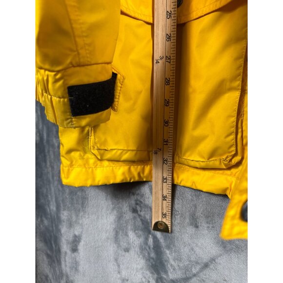 Woolrich Coat Men’s Work Jacket Rugged Outdoor Wear Yellow & Black Large - Picture 9 of 14